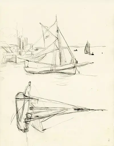 Studies of Boats Claude Monet